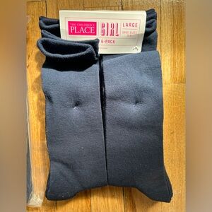 knee socks navy blue Large 3 to 6 shoe size purchase two, get them for $13 each.